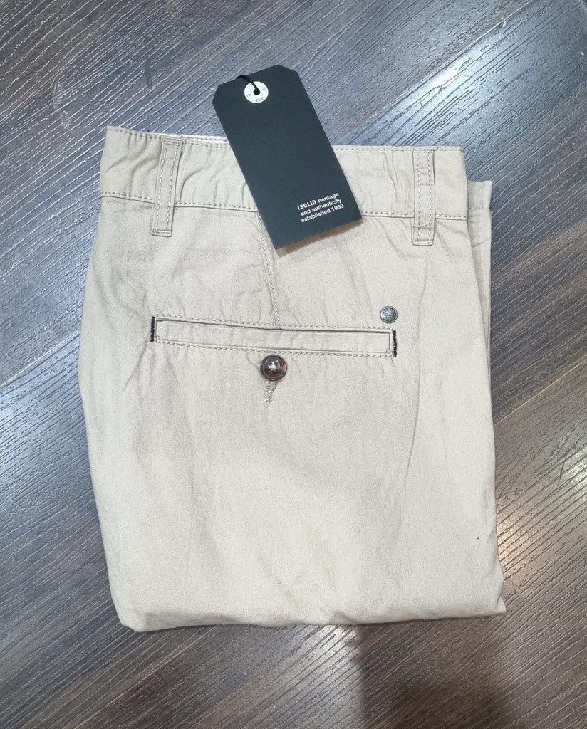 Pantalón Chino Jim Barro Taupe - Solid