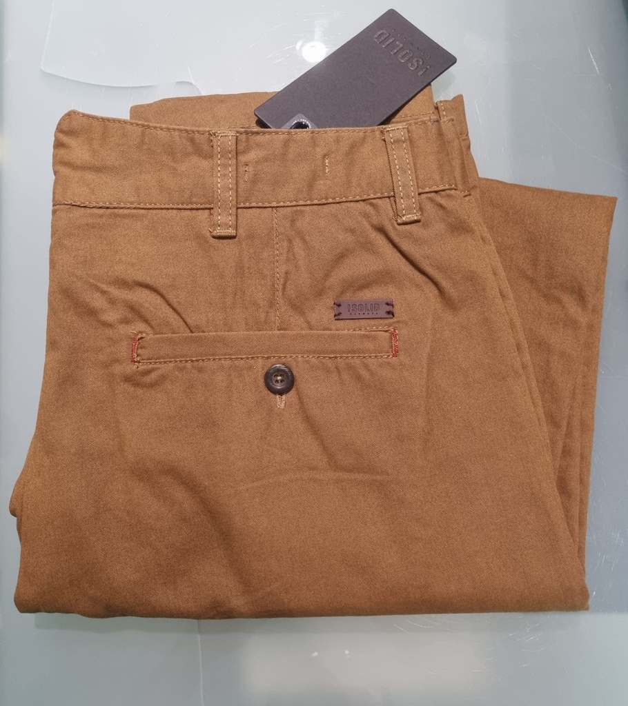 Pantalón Chino Camel Oscuro (Kangaroo) - Solid