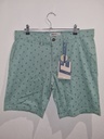 Bermuda Chino Verde Estampado (Woven) - Blend