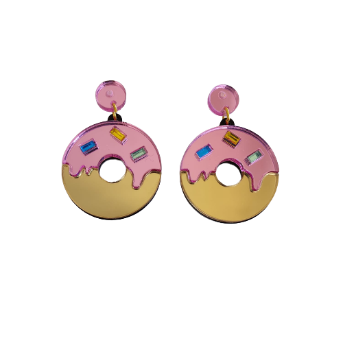 Pendientes Metacrilato Donuts