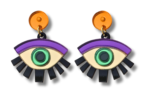 Pendientes Metacrilato Ojo