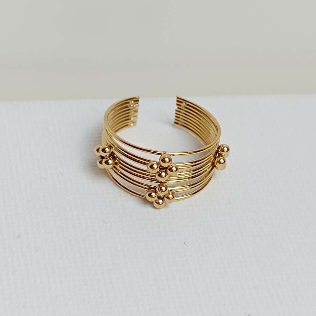 Anillo Threads (Dorado)