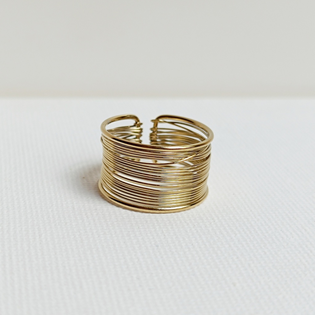 Anillo Hilos Dorado