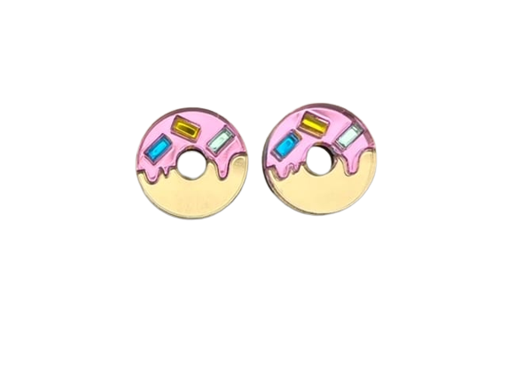 Pendientes Mini Donut Metacrilato