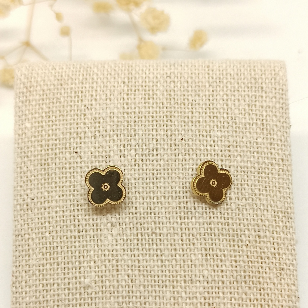 Pendientes Flor Dorado
