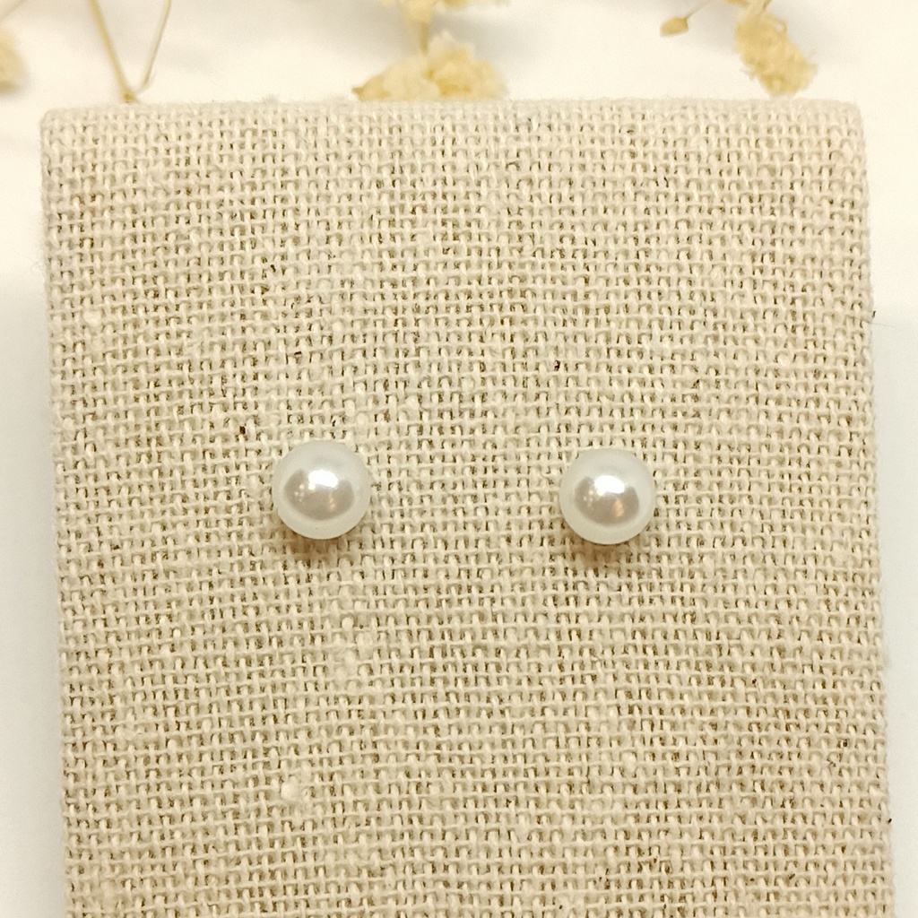 Pendientes Perla Dorado