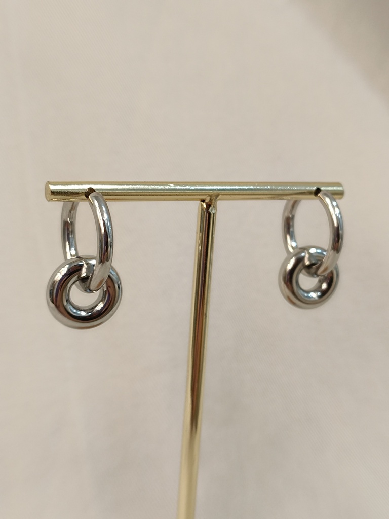 Aros Bold Charm Aro Bold Plateado