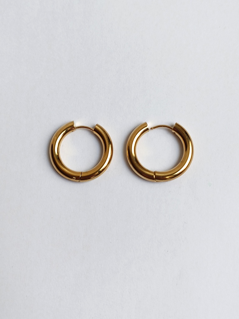 Aros Bold Closed Dorado