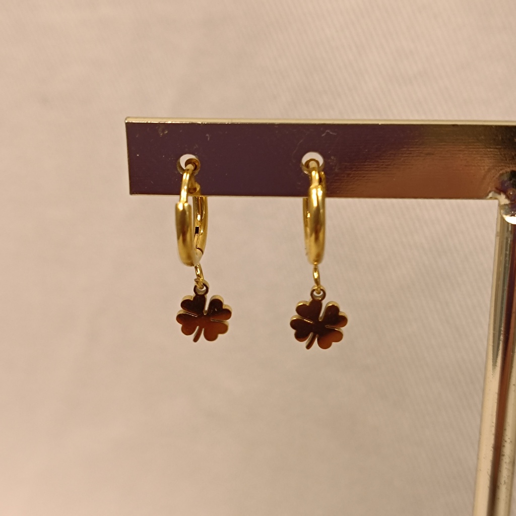 Arito Charm Mini Trébol Dorado