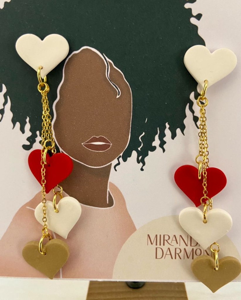 Pendientes Cupido Corazones - Miranda Darmon