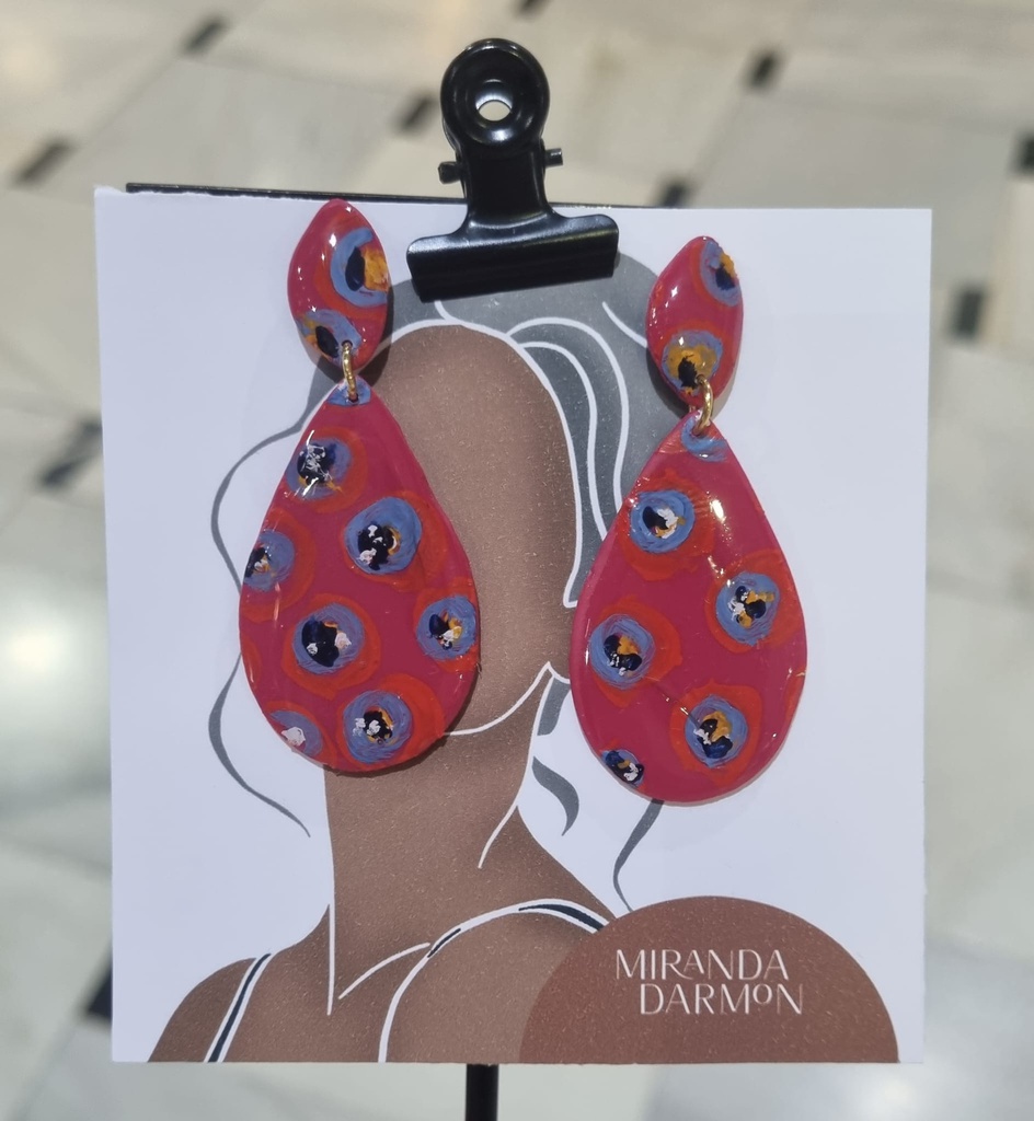 Pendientes Frida Buganvilla - Miranda Darmon
