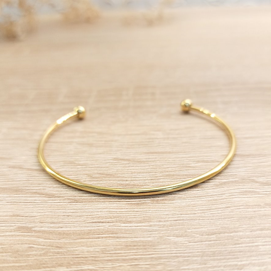 Brazalete Básico Dorado