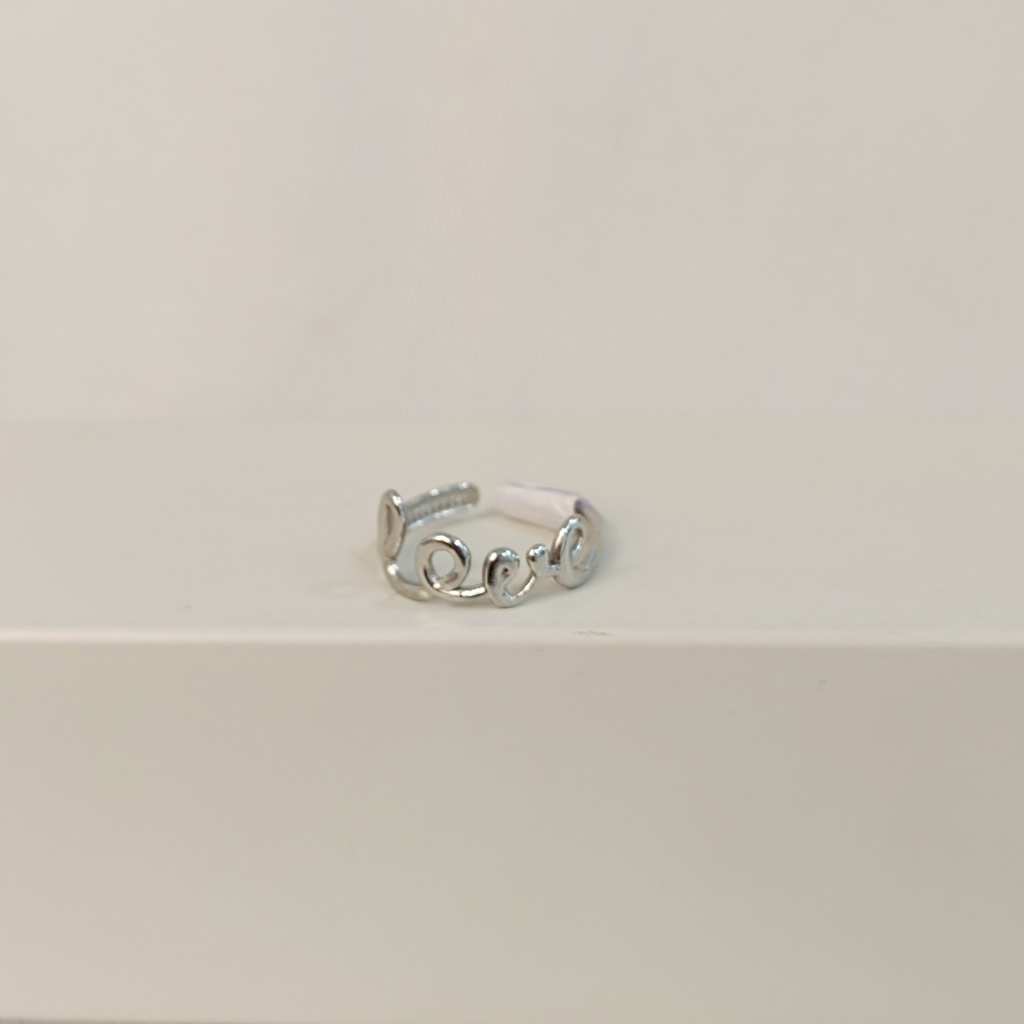 Anillo Love Plateado