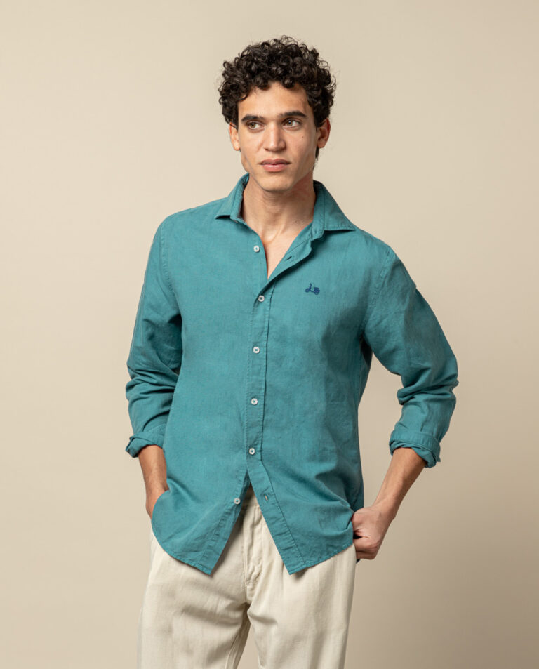 Camisa Lissome Li-Co Verde Océano - Scotta