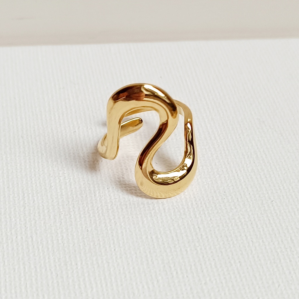 Anillo Shape S Dorado