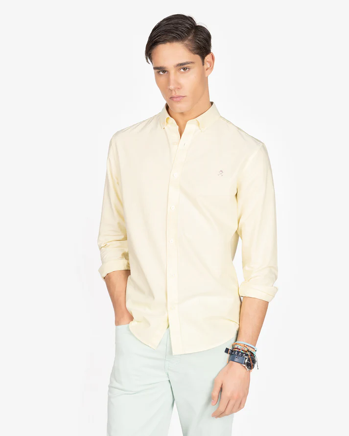 Camisa Oxford Colours Amarilla - Harper &amp; Neyer