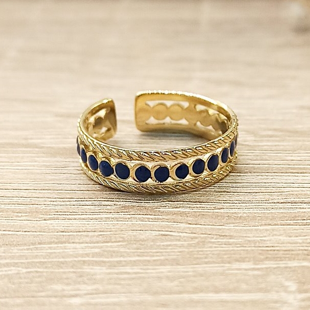 Anillo Puntitos Marino