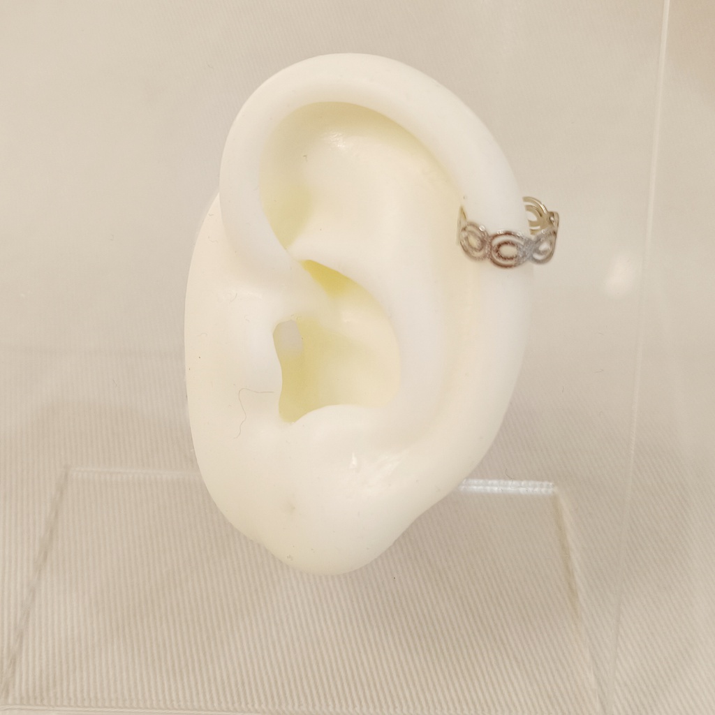 Ear Cuff Infinitos Plateado