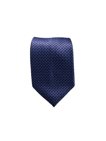 Corbata Azul Marino Mancuernas Celeste