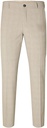 SlhSlim LIAM Sand Check Trs Flex Noos - Pantalones Cuadros Arena - Selected Homme