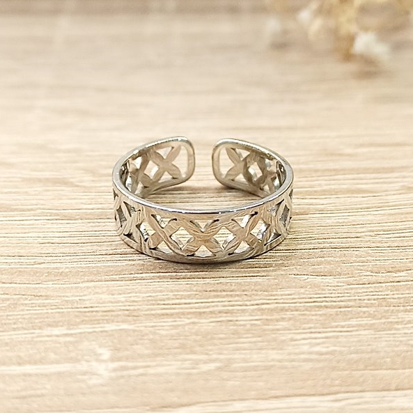 Anillo Aspas Plateado