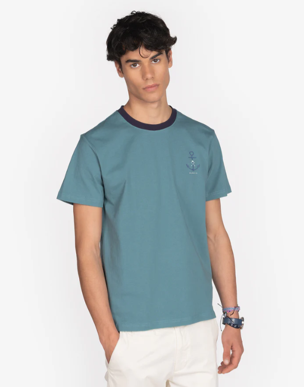 Camiseta Anchor Pacific Green - Harper