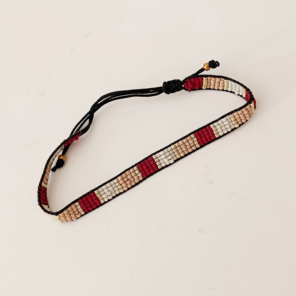 Pulsera Miyuki Serie Cuadrados