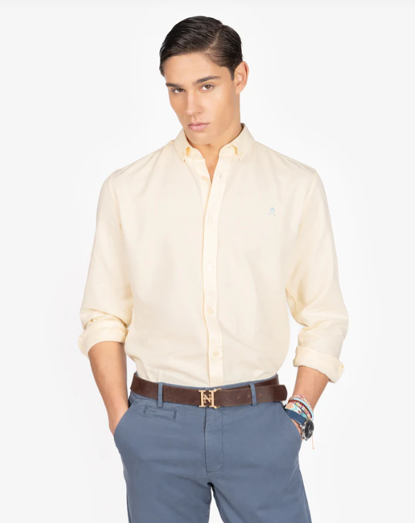 Camisa Veneto Cream - Harper &amp; Neyer