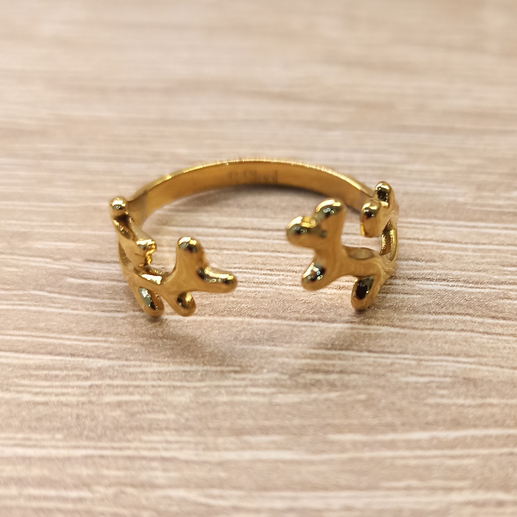 Anillo Ramas Dorado