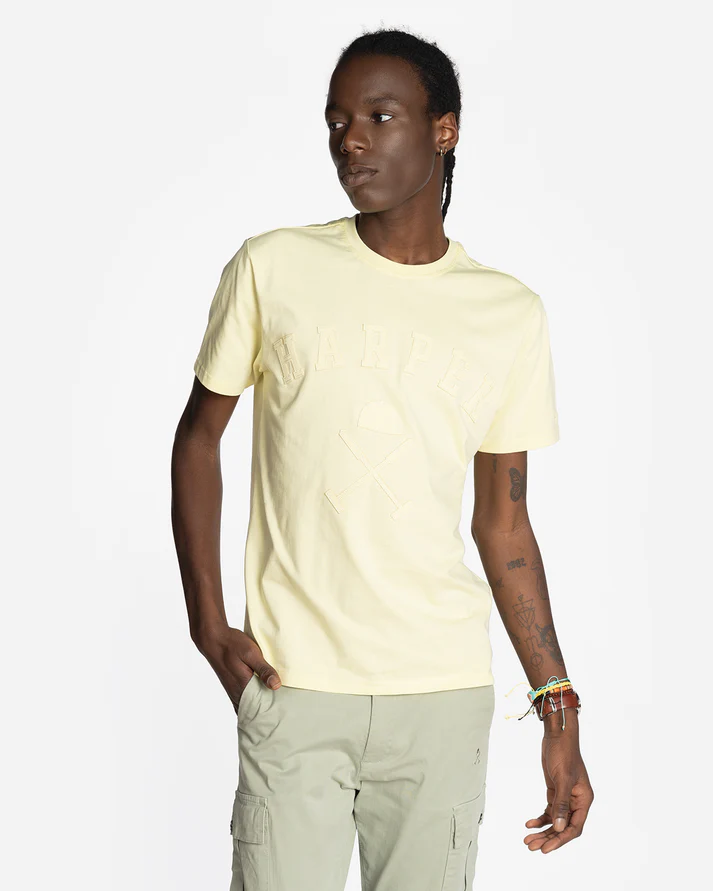 Camiseta Brooklyn Amarilla - Light Yellow - Harper &amp; Neyer