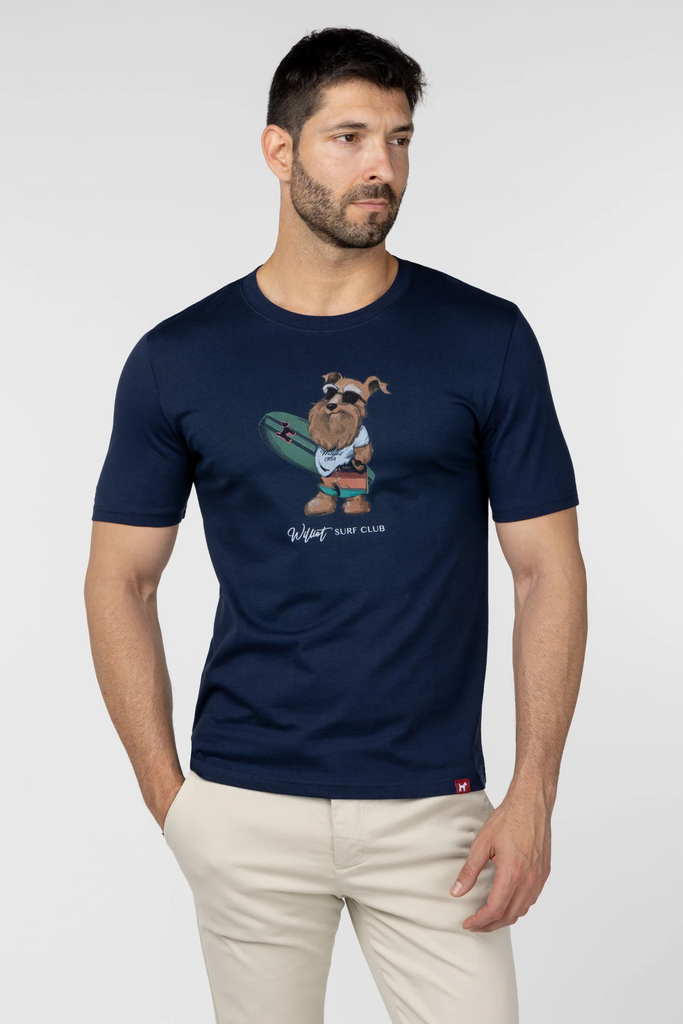 Camiseta Mr Williot Surf Marino - Williot