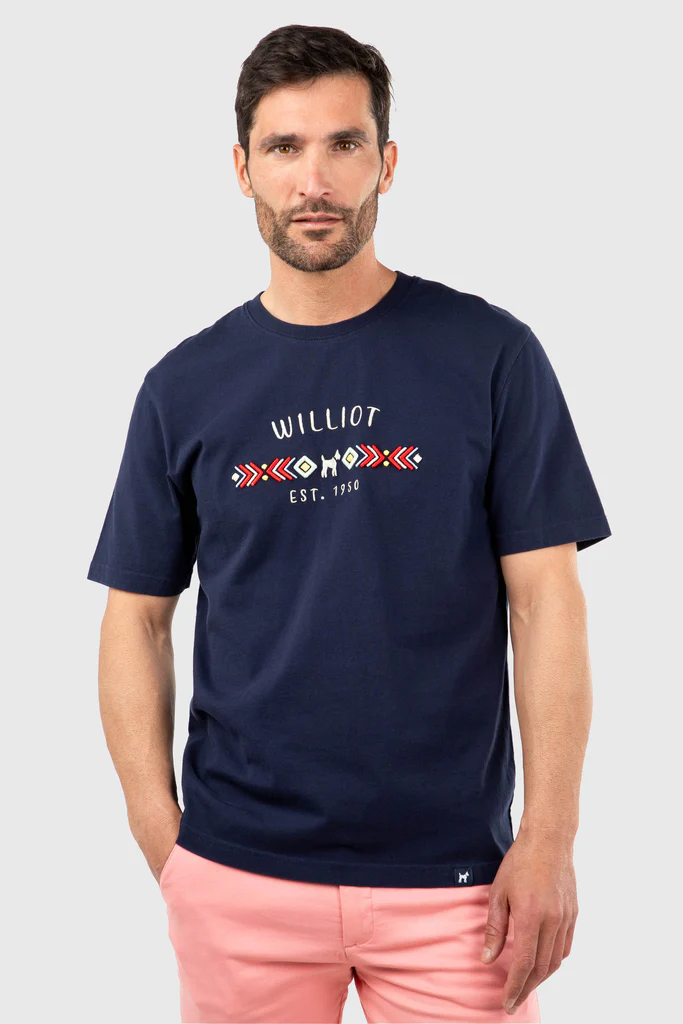 Camiseta Étnica Bordada - Williot