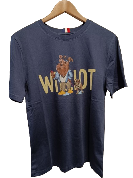 Camiseta Mr Williot Bulldog Marino - Williot