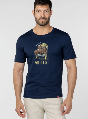 Camiseta Mr Williot Chill Marino - Williot