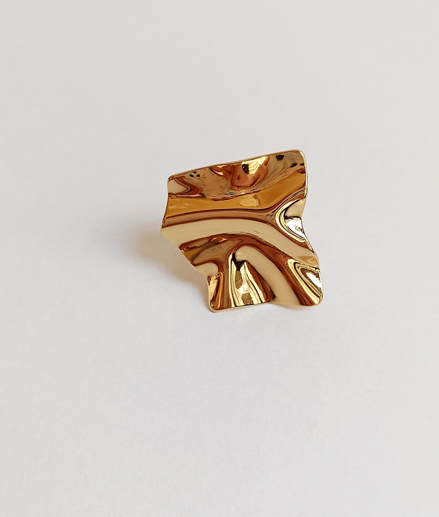 Anillo Maxi Paper (Dorado)