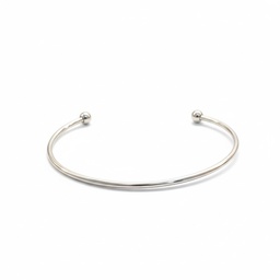 Brazalete Basic Minimal (Plateado)