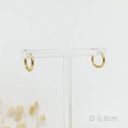 Aros Básicos 0,8cm Dorado