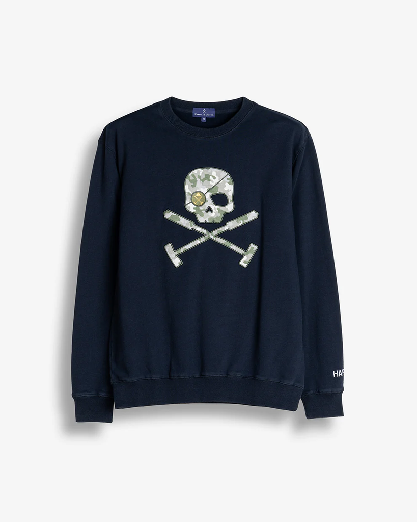Sudadera Skull Marino Harper