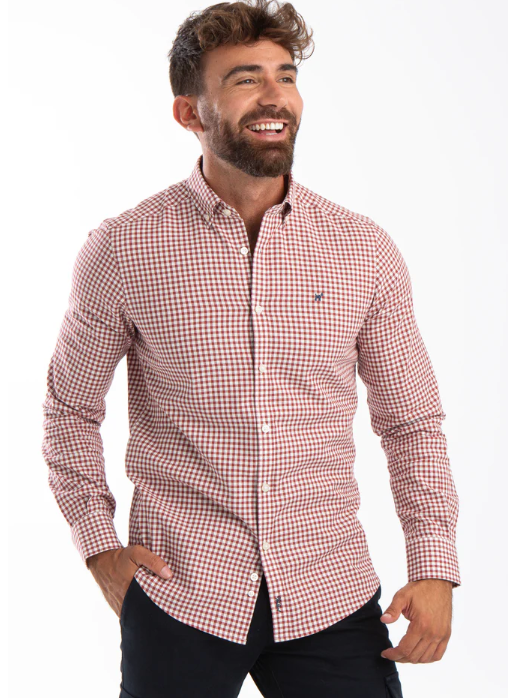 Camisa Cuadro Vichy Burdeos - Williot