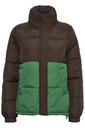 Chaquetón Acolchado Bicolor Marrón y Verde Bomina Jacket - Byoung