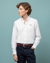Camisa Oxford Regular Blanco - Scotta