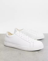 Sneaker Chunky Leather Trainer White - Selected