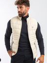 Chaleco Acolchado Crema logo rojo - Williot