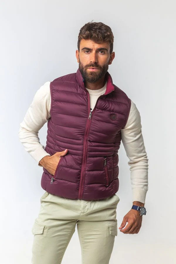 Chaleco Acolchado Burdeos - Williot