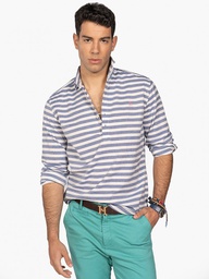 Camisa Polera Montecarlo Navy Blue - Harper &amp; Neyer