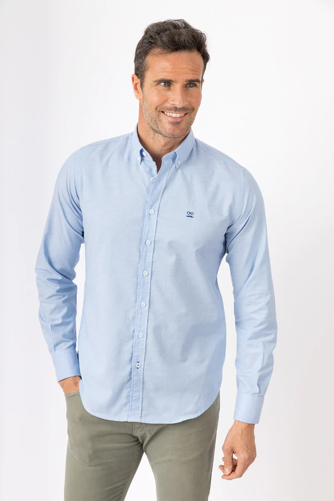 Camisa Oxford Light Celeste - Makarthy