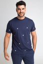 Camiseta Logos Marino - Williot