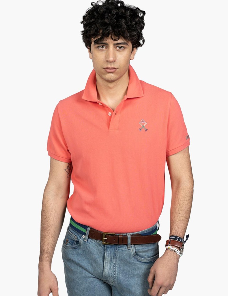 Polo Derin Coral - Harper &amp; Neyer