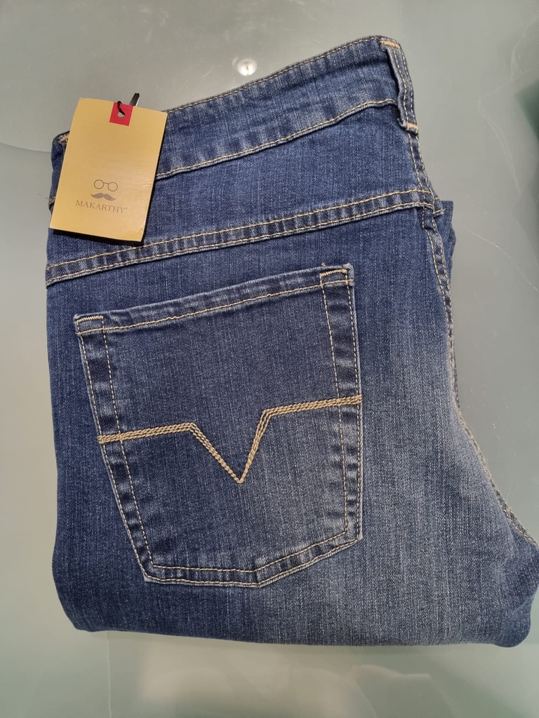 Pantalón Denim Marino - Makarthy