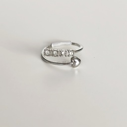 Anillo Shiny Heart (Plateado)